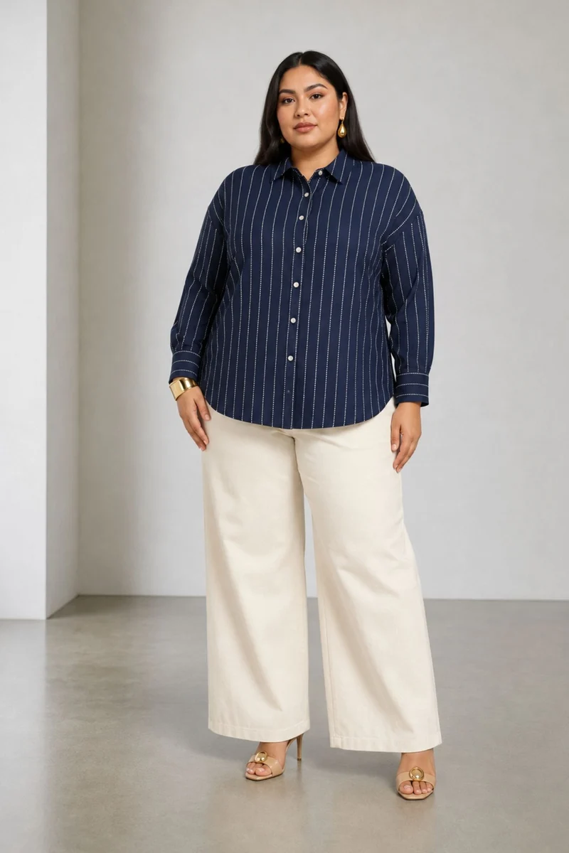 Tallis|Cotton Relaxed Fit Shirt