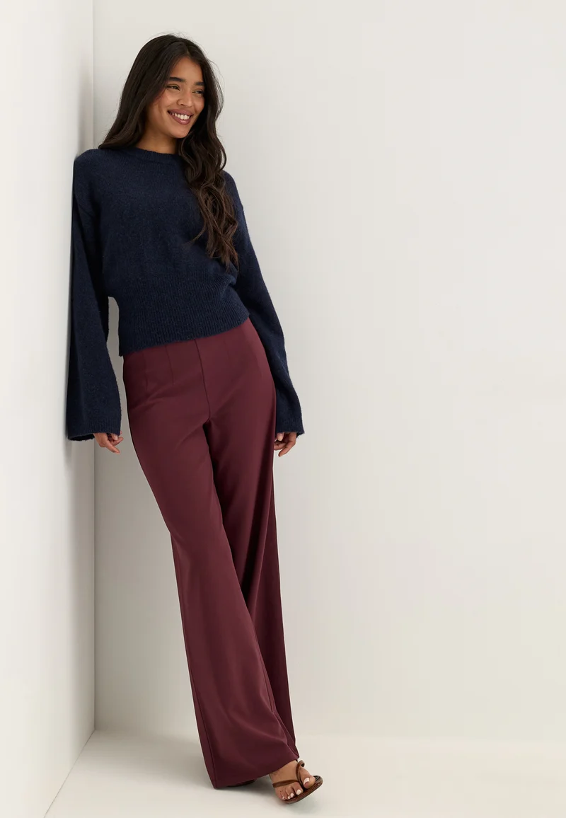 High Wide Soft Trousers