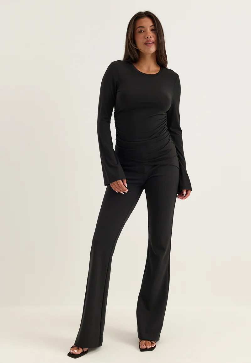Soft Suit Flared Trousers