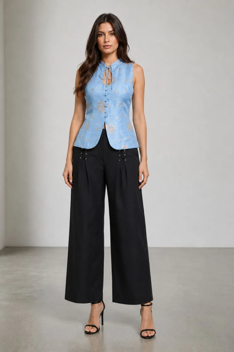 Minana|Viscose Cutout Top