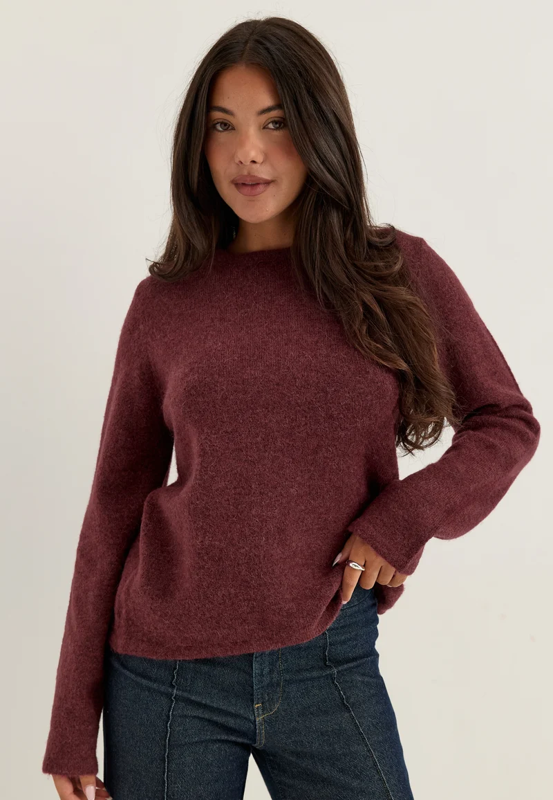 Slwlulu New Ls Knit O-neck