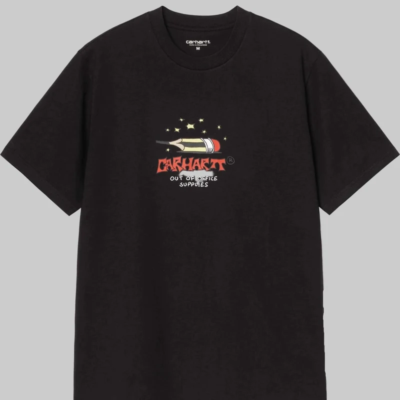 Carhartt WIP Herr T-shirt med romantik i arbetsliv | Svart