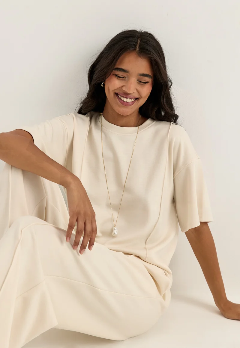 Vitelana O-neck 2/4 SWEAT T-SHIRT