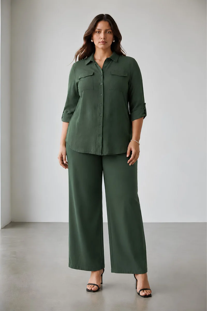 Floris Co-Ord|100% Viscose Shirt And Trousers Co-Ord Set
