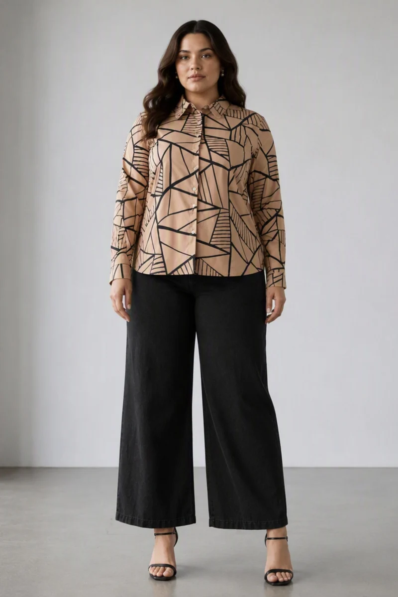 Talvera|Cotton Highlow Shirt