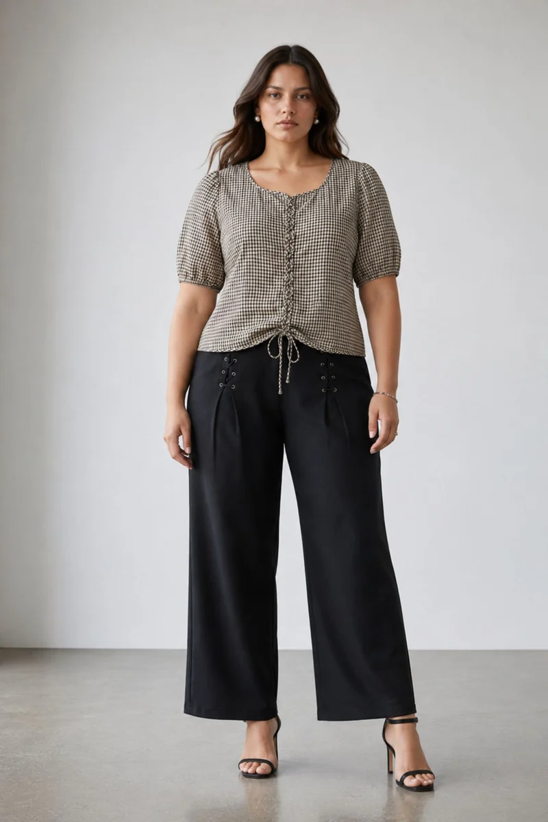 Karielle|100% Viscose Corset Inspired Top
