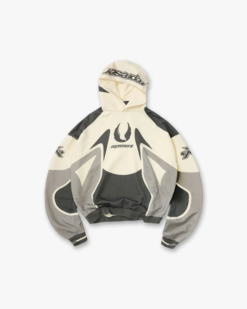 Represent X Belstaff Racing Hoodie - Dark Grey