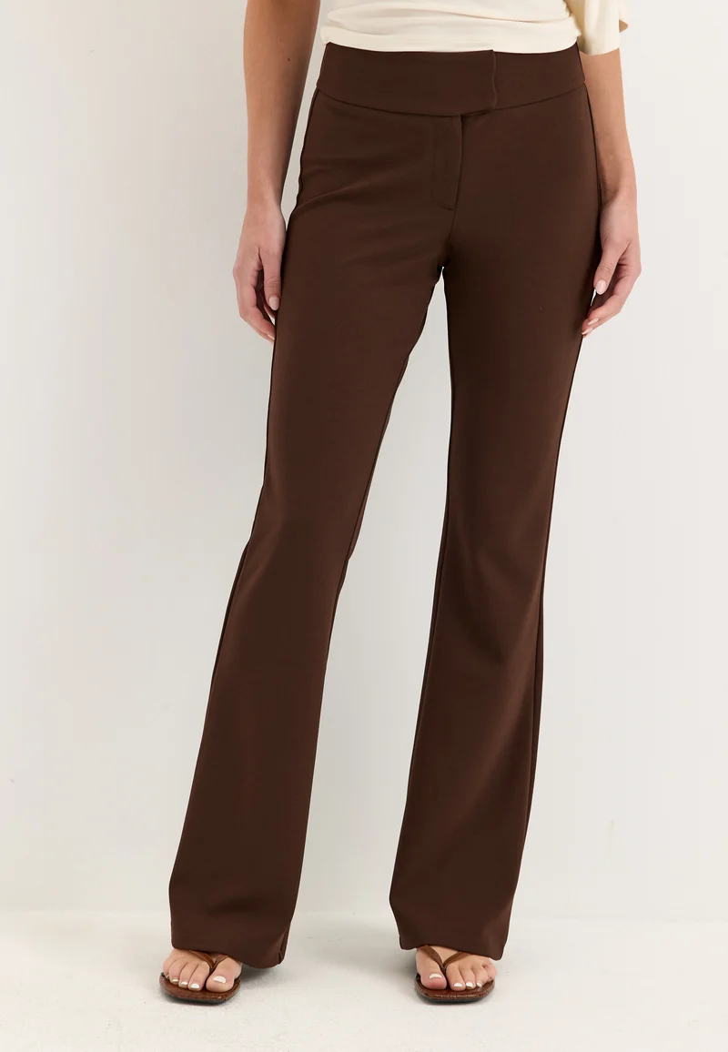 Soft Suit Flared Trousers