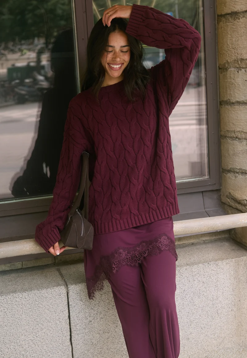Cable Knitted Sweater