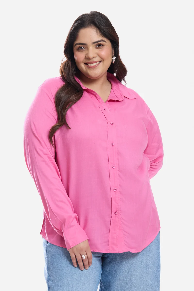 Beena|Cotton Regular Button Down Shirt