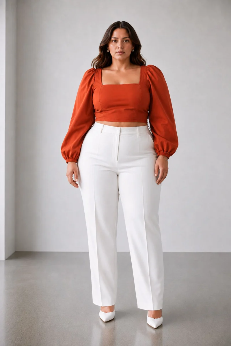Sorina Top|100% Viscose Square Neck Crop Top