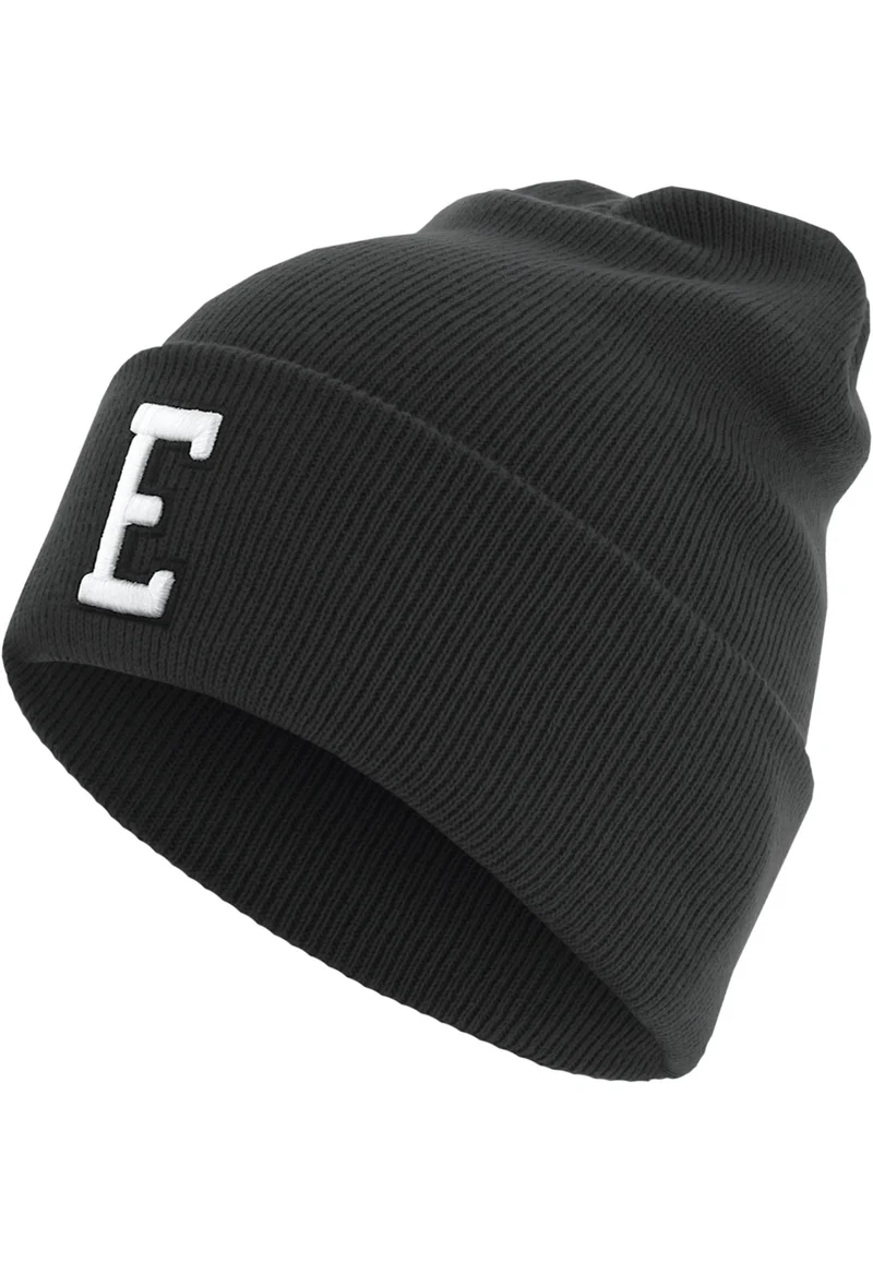 MSTRDS Letter Cuff Knit Beanie