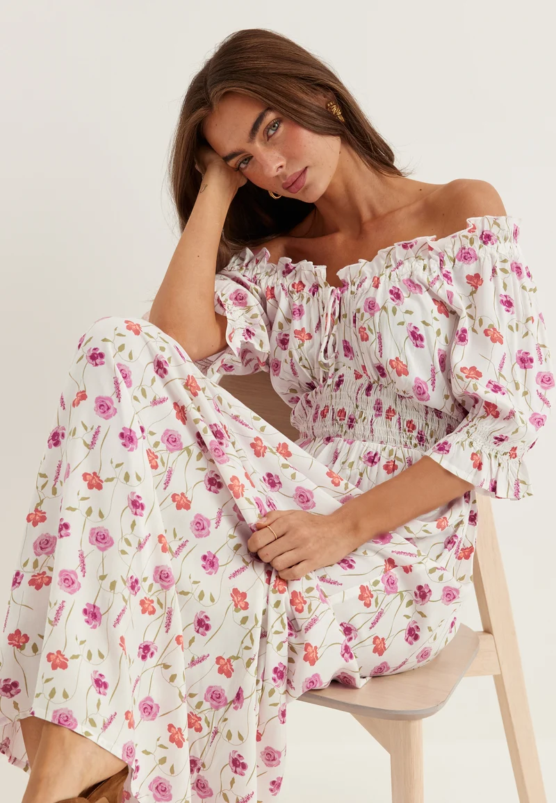 Smock Maxi Dress