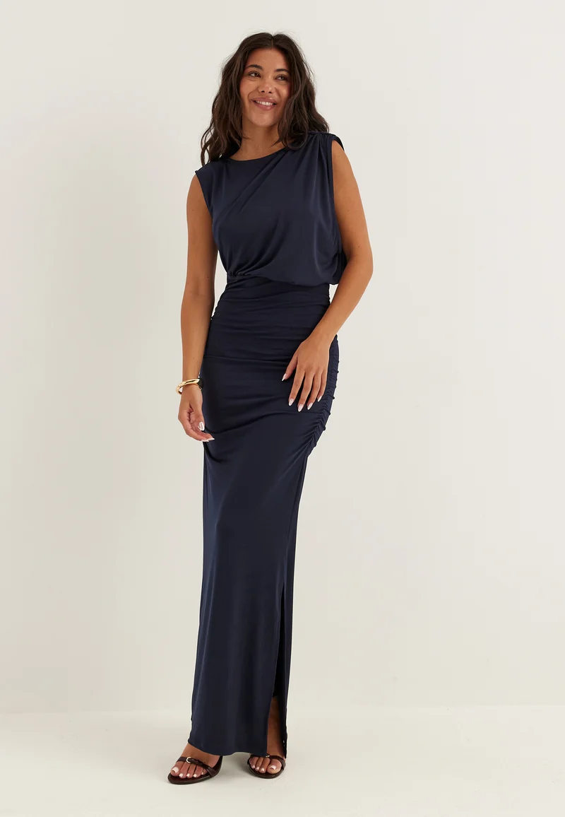 Objdellie Reg. Drapy Maxi Dress