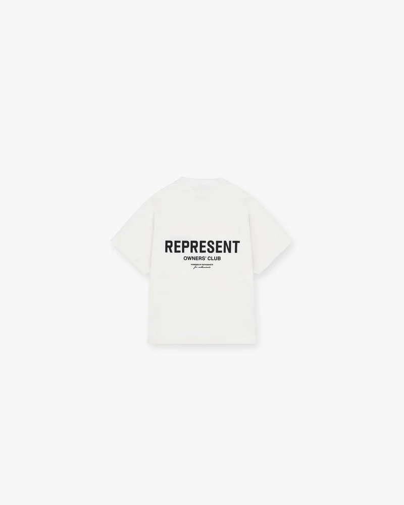 Represent Mini Owners Club T-Shirt - Flat White