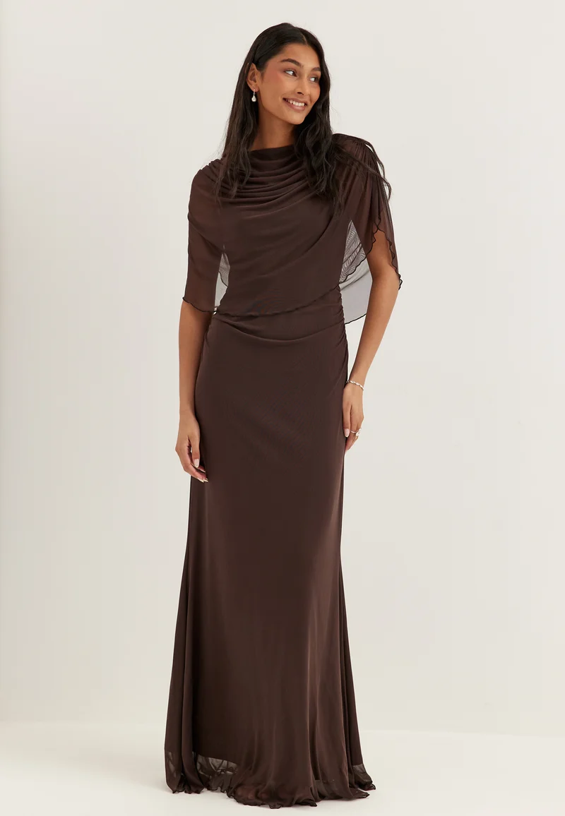 Cape Mesh Gown