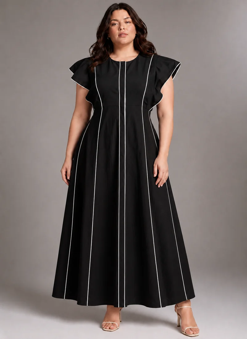 Elirae|100% Cotton Midi Dress