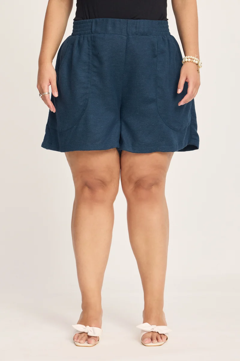 Lorelei|100% Cotton High Waisted Shorts