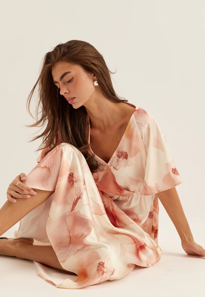 Satin Maxi Dress