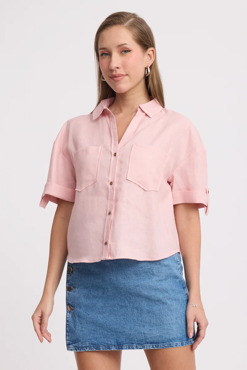 Starry|100% Cotton Short Sleeve Shirt
