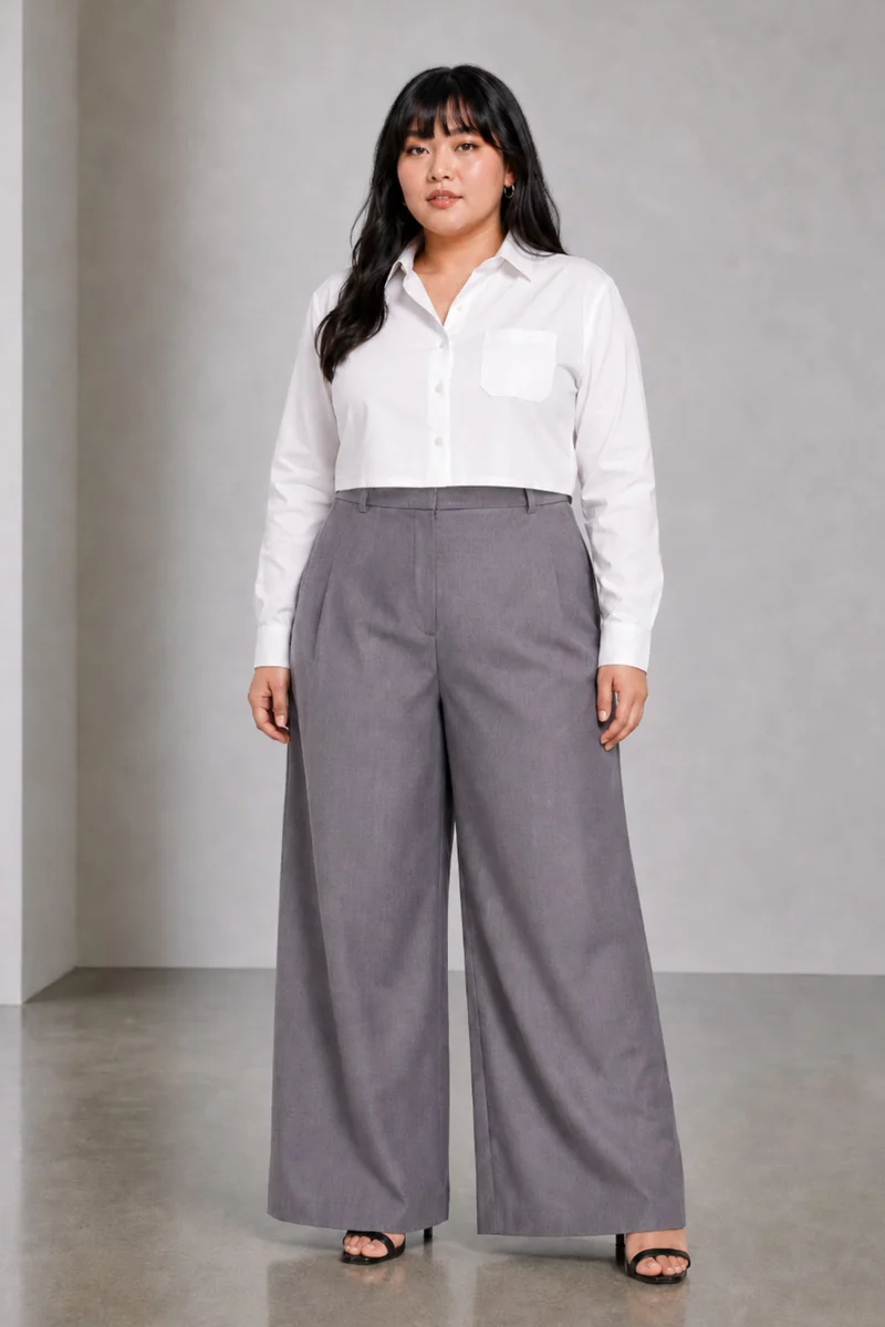 Whitney Top|100% Cotton Crop Shirt
