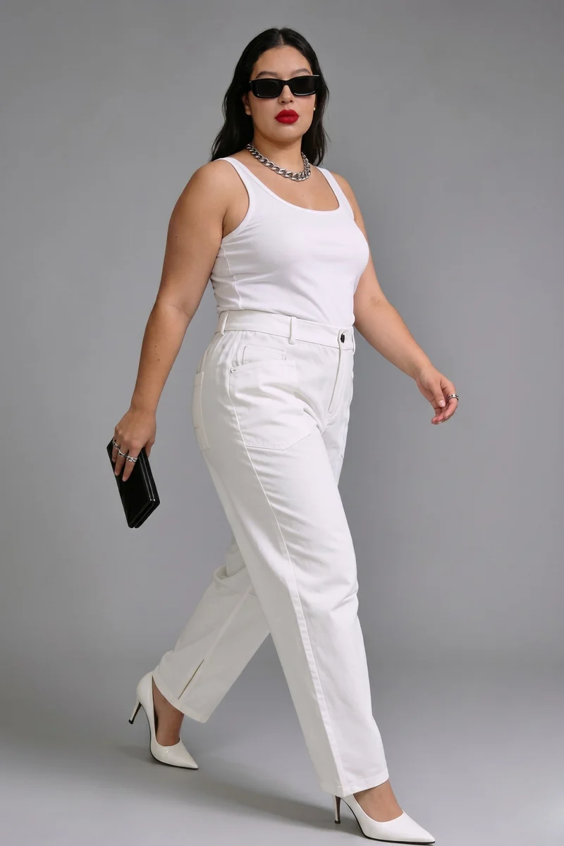 Maxine|100% Cotton Ankle Length Barrel Pants