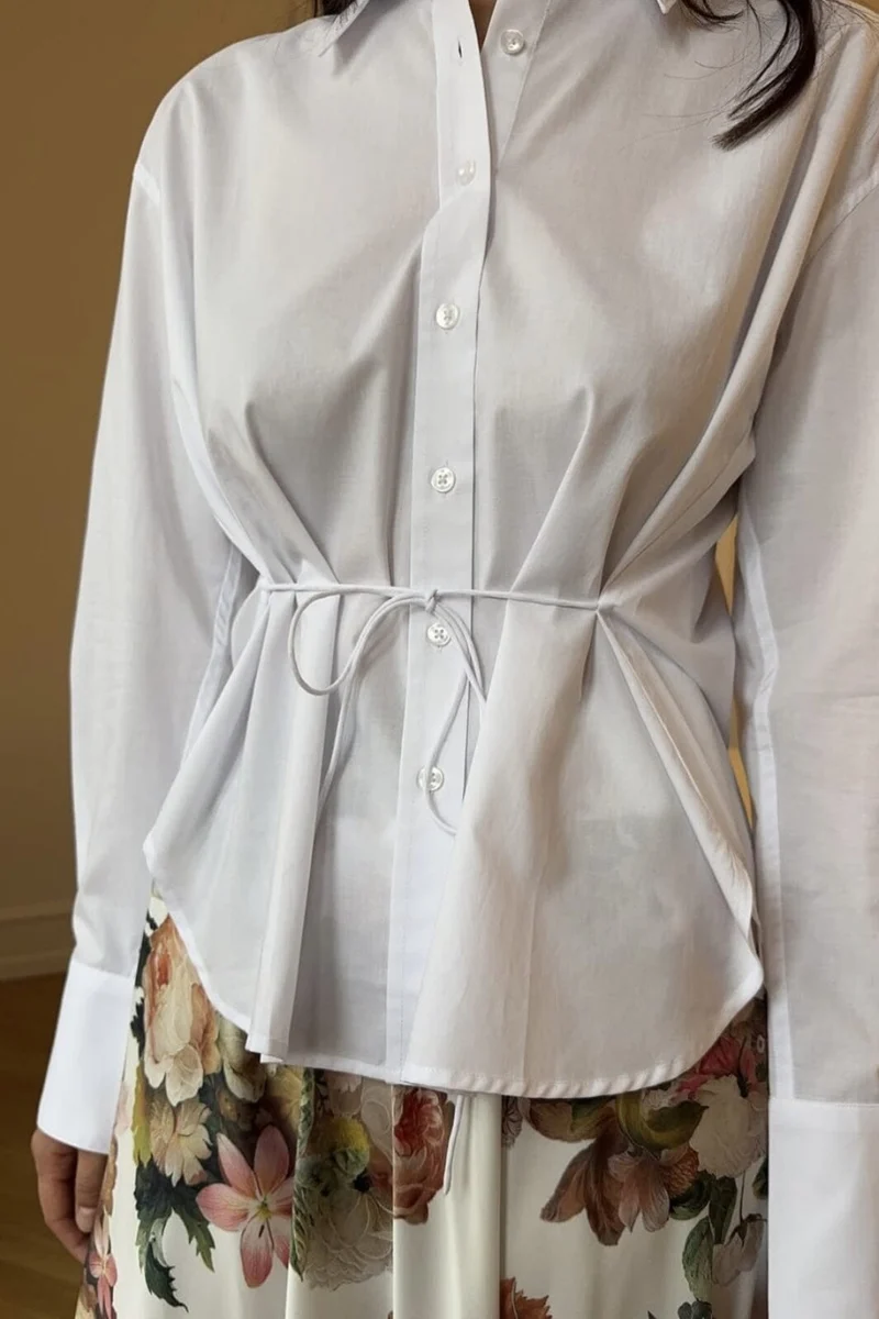 Karmamia - Edie Shirt 2101 - Cloud White