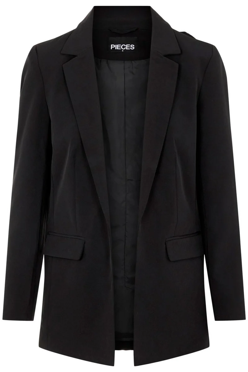 Pieces - PcBozzy LS Loose Blazer - Black