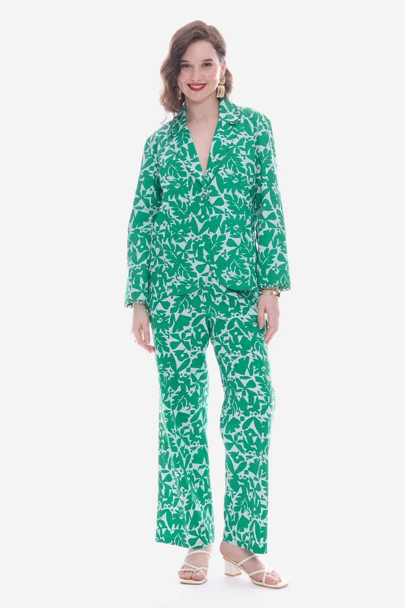 Emdie Co-Ord|100% Cotton Blazer & Trousers Co-Ord
