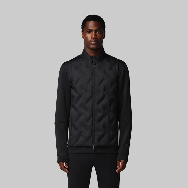 Castore Hybrid Gilet för män | Svart Gunmetal