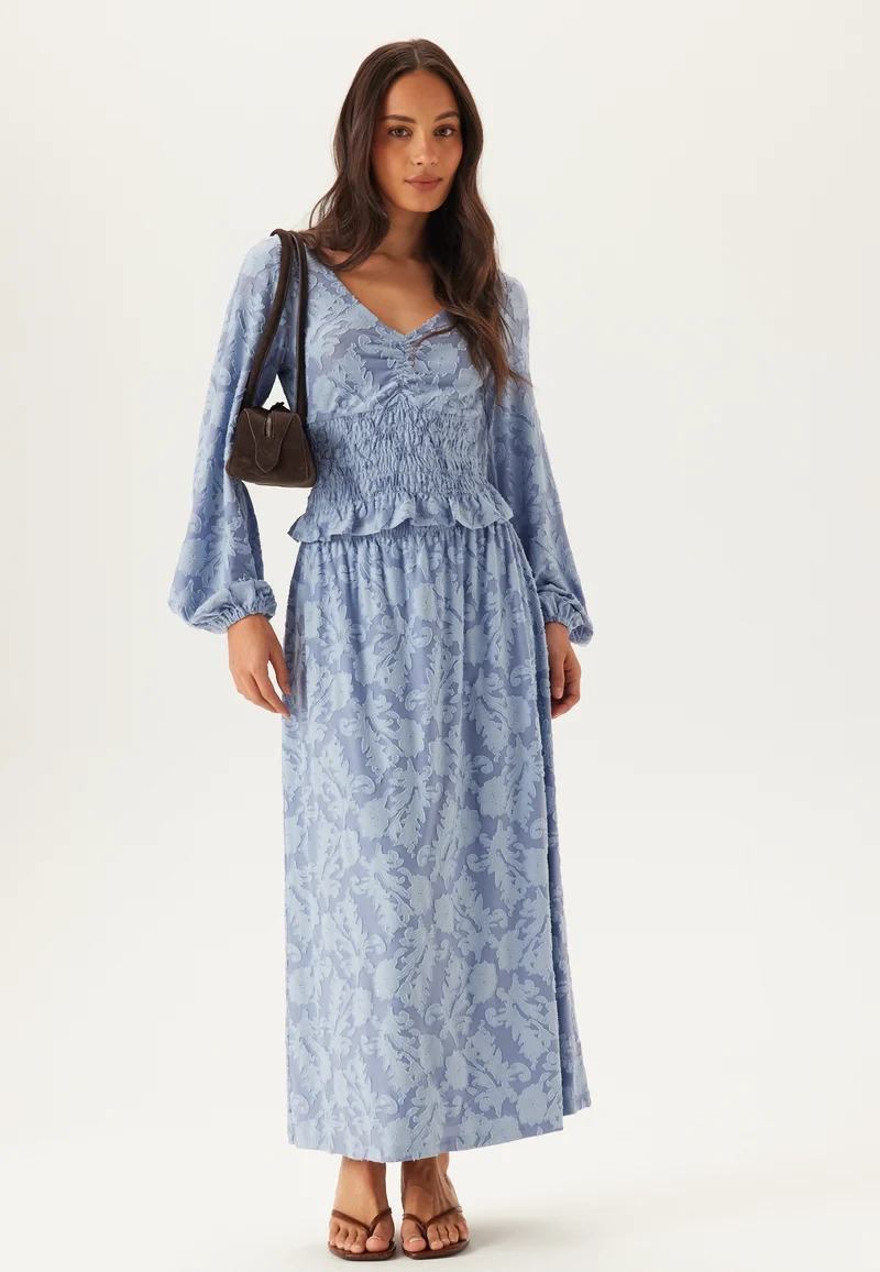 Structure Floral Maxi Skirt