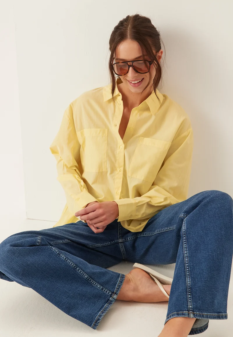 Pcmelia Ls Loose Shirt
