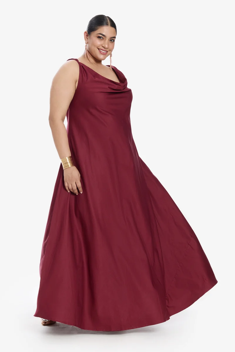 Vitie|Cotton Bias Cut Slip Dress