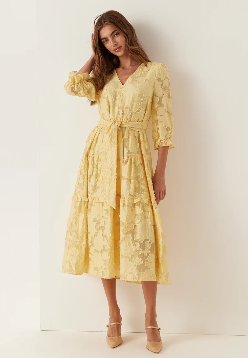 Slfsadie 3/4 Midi Dress