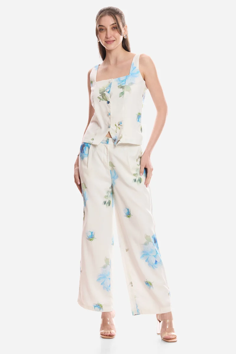Rivani Set|100% Tencel Waist Coat And Pant Set