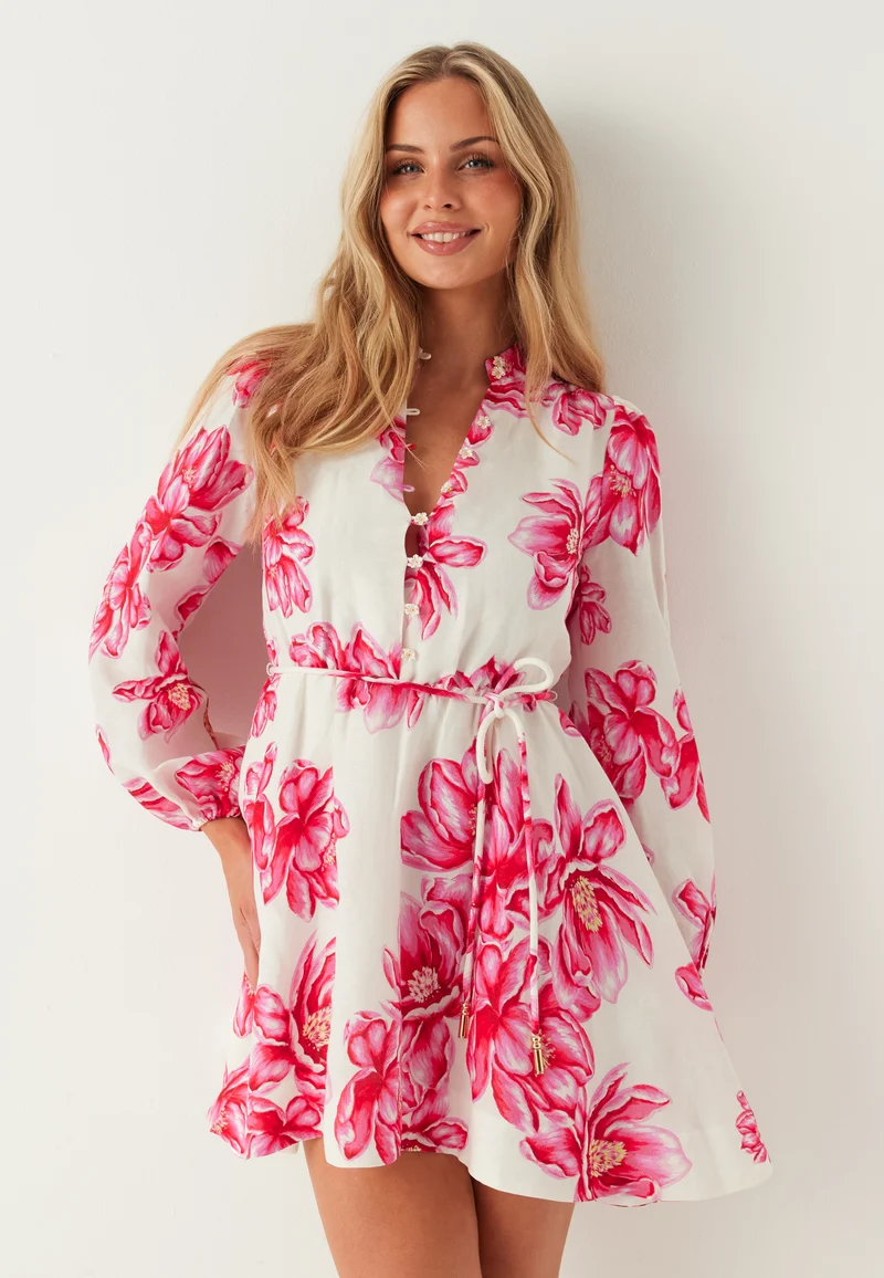 Annalise Fluted Mini Dress