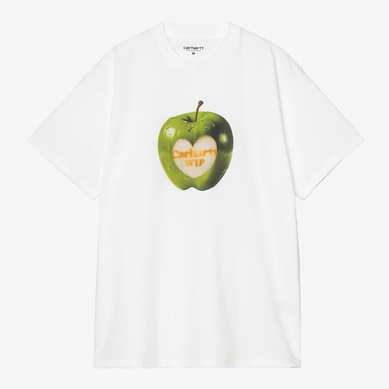 Carhartt WIP Herr T-shirt med spoiled-motiv | Vit
