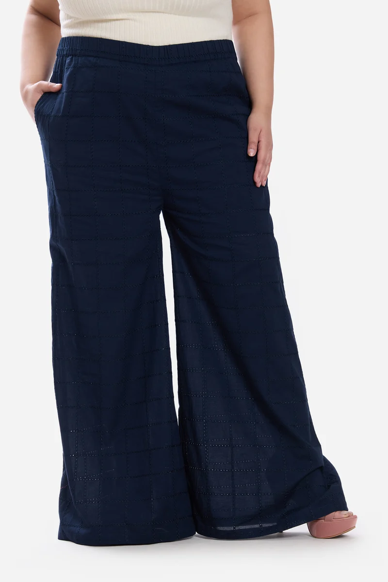 Ayela|Cotton Wide Leg Pull On Pants