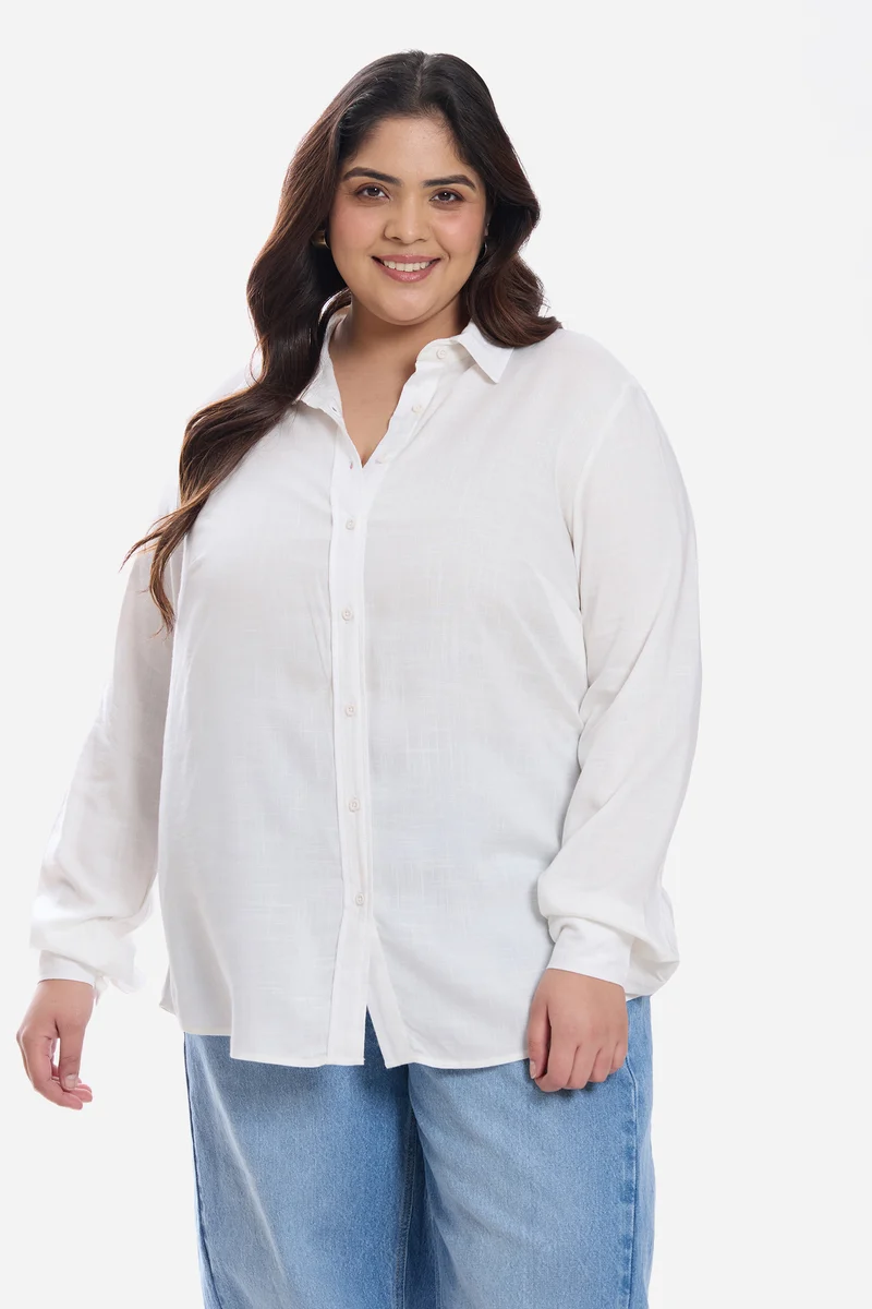 Yudon|Cotton Regular Button Down Shirt