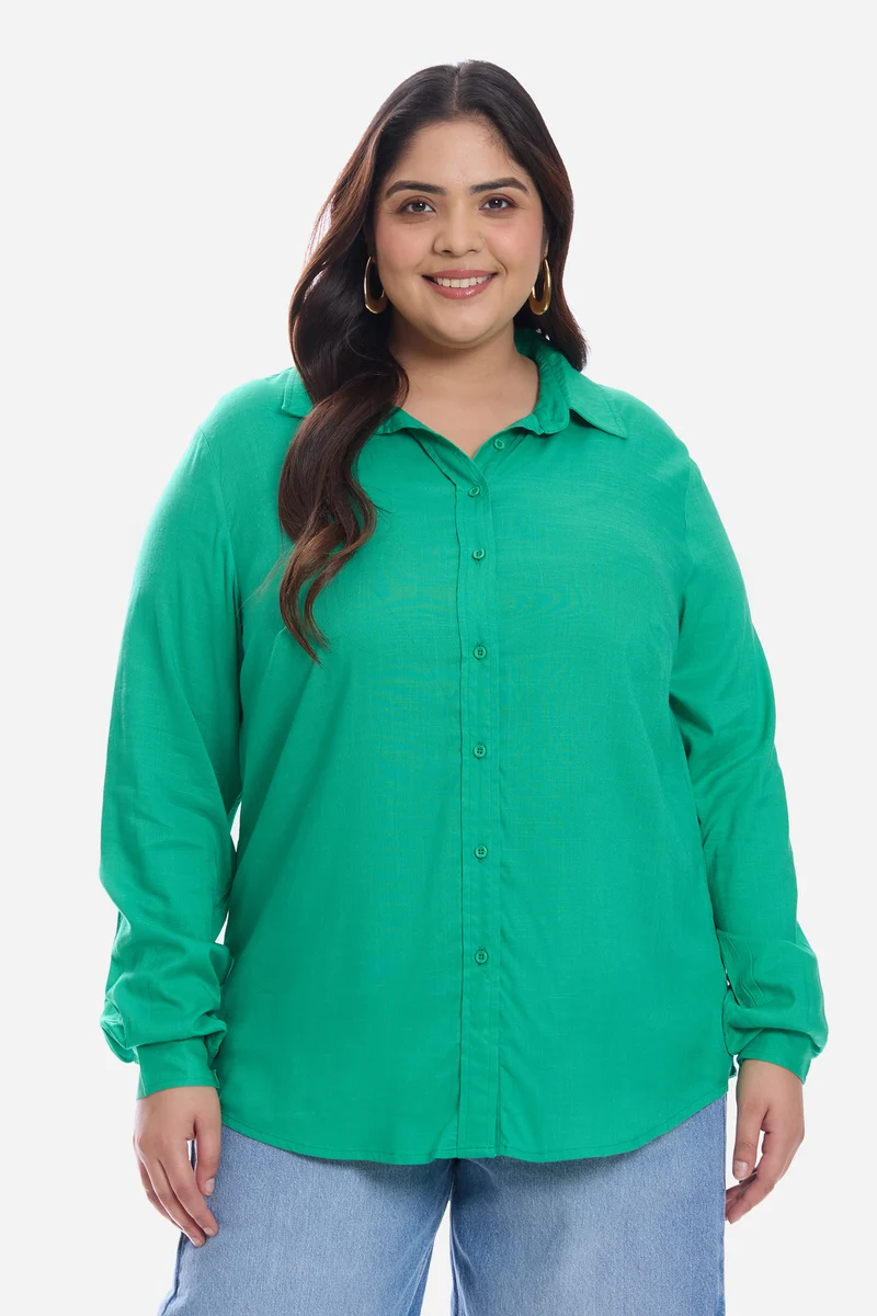 Belma|Cotton Regular Button Down Shirt