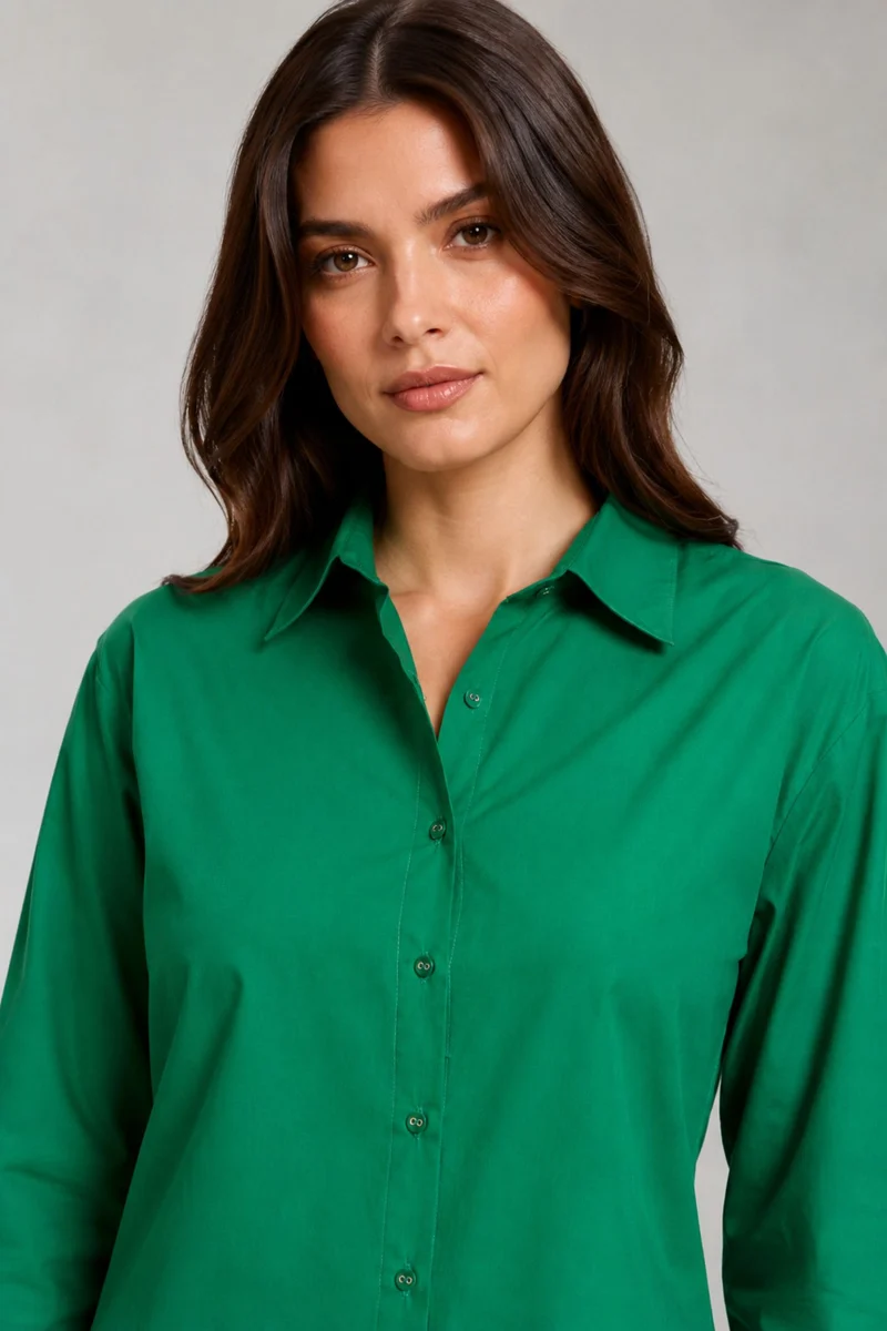 Izumi|100% Cotton Slim Fit Shirt