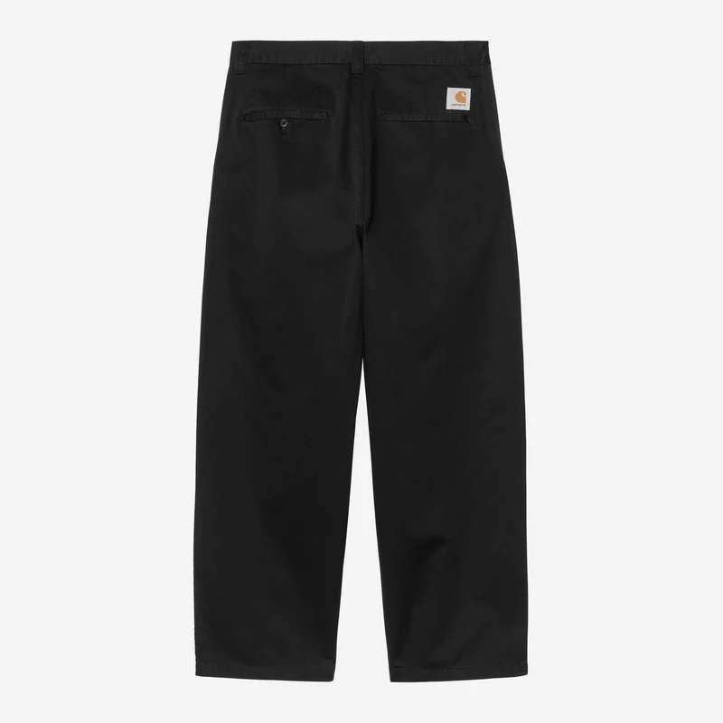 Carhartt WIP Herr Brady Byxor | Svarta stentvättade