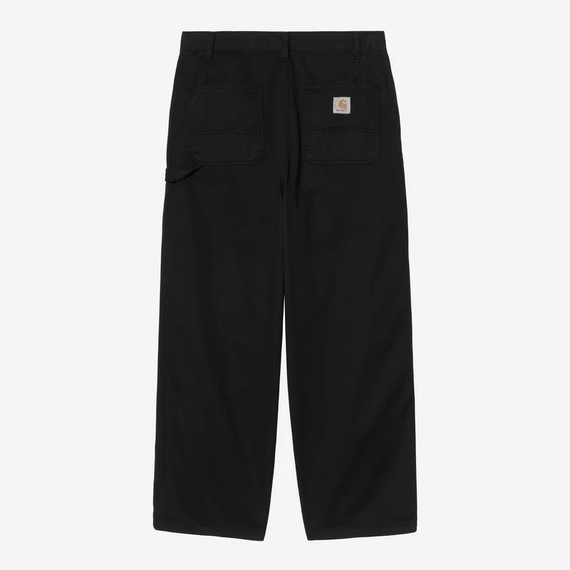 Carhartt WIP Herr Holden Byxor | Svarta plaggfärgade