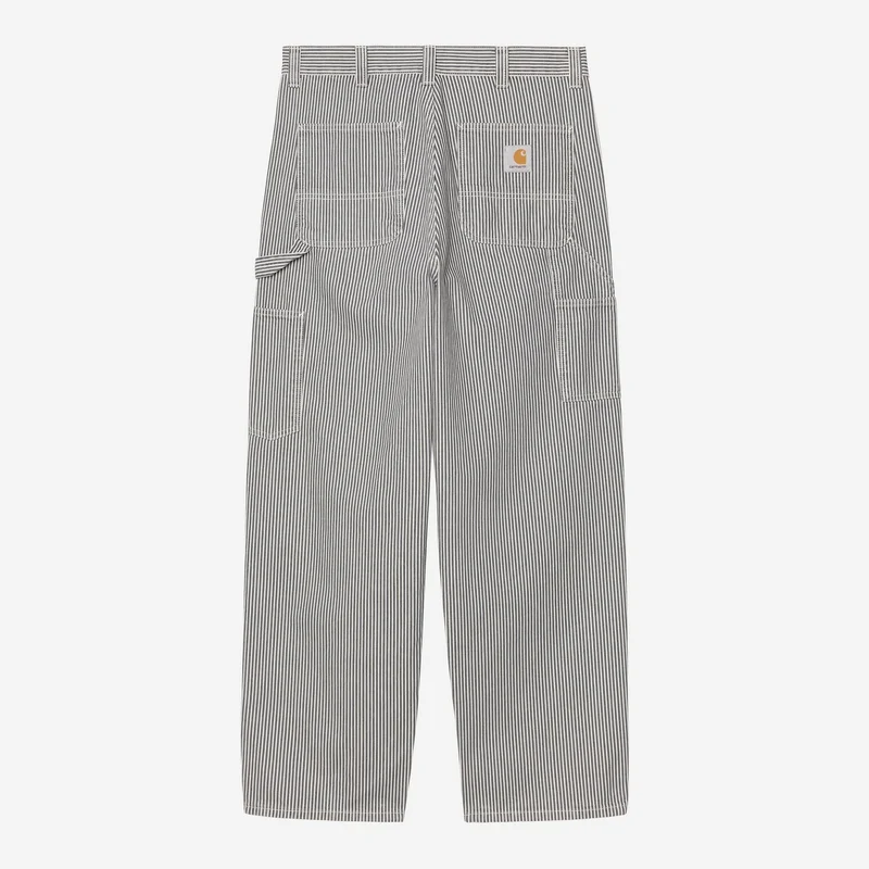 Carhartt WIP Herr Mercer Single Knee Byxor | Grafitvaxade stentvättade