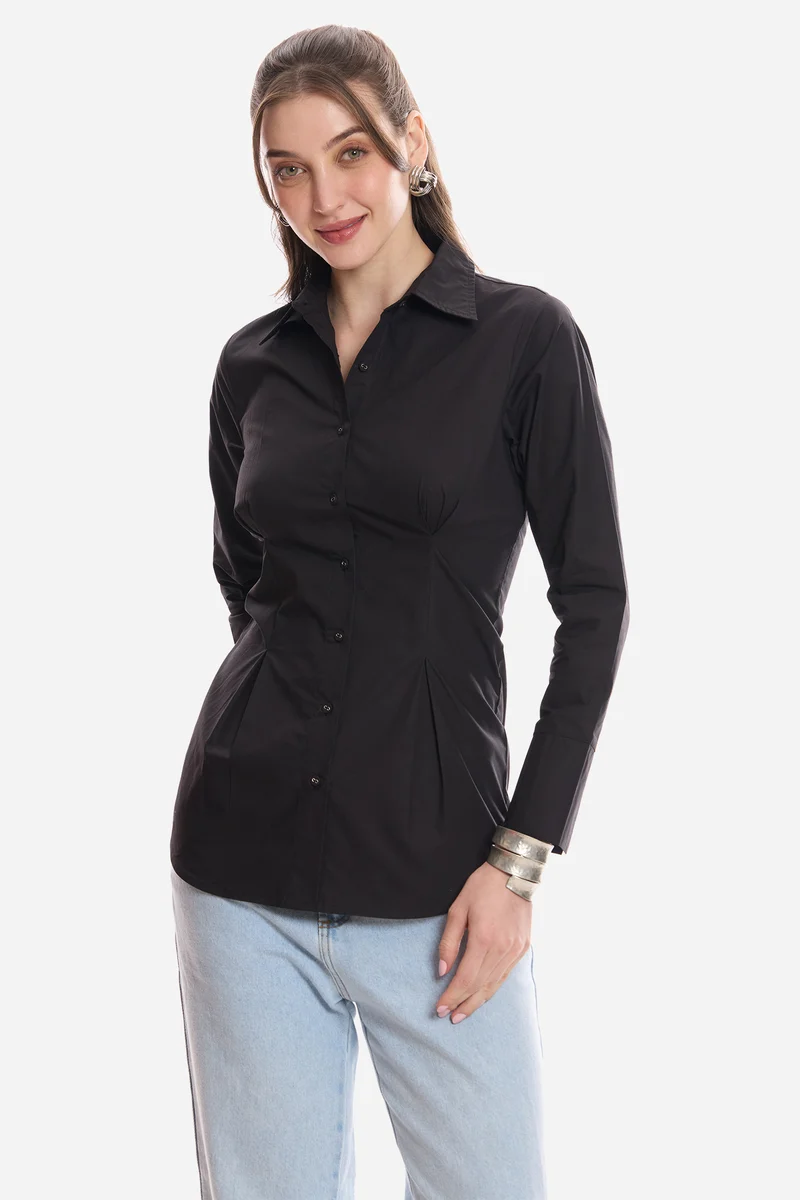Jami|100% Cotton Slim Fit Shirt