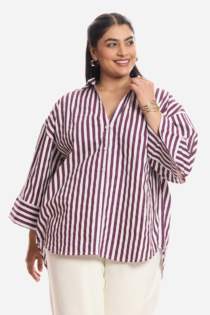 Pasang|Cotton Boxy Fit Shirt