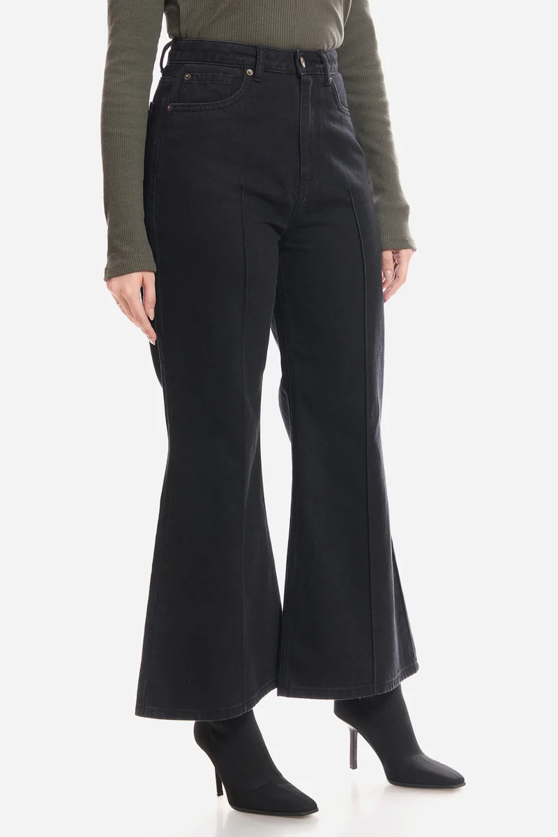 Celal|100% Cotton Flared Denim