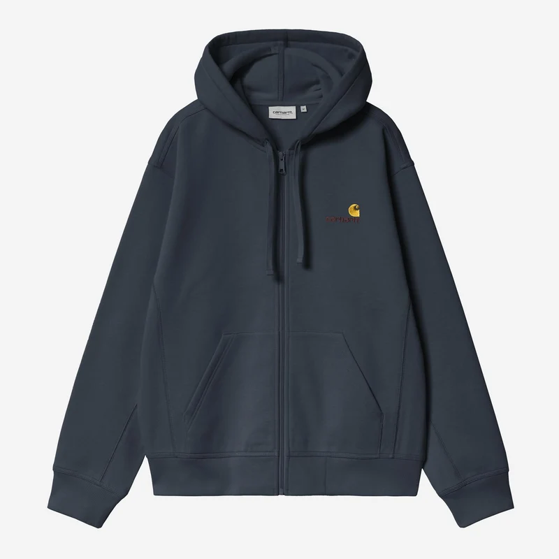 Carhartt WIP Herrhuvade American Script Jacka | Djup Natt