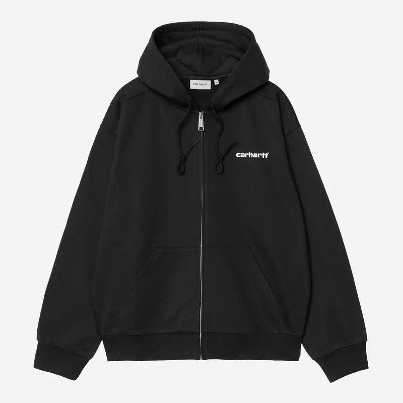Carhartt WIP Herrjacka med huva i Archive Lines | Svart