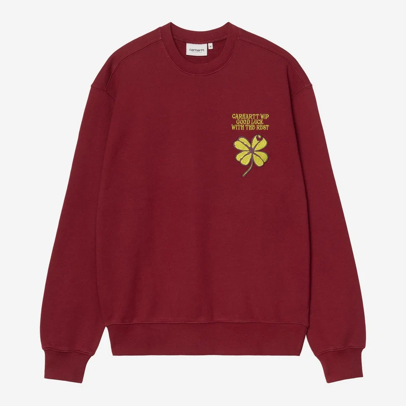 Carhartt WIP Herrklövertröja | Marsala
